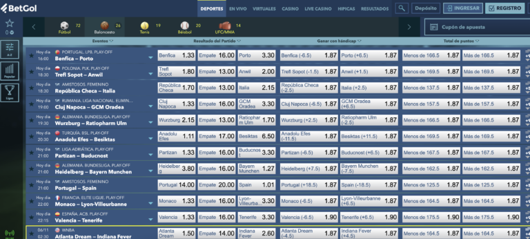 bascketball betgol apuestas